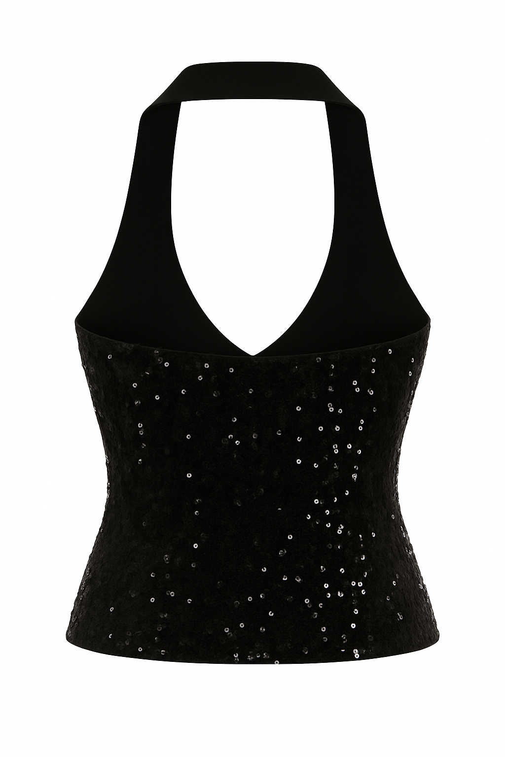 After Dark Halter Sequin Top