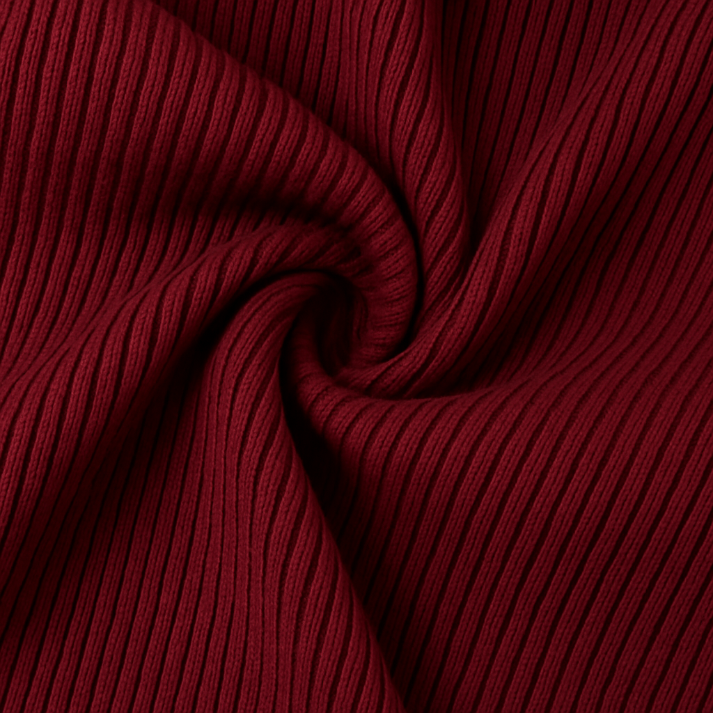 Ribbed Knit Zip-Up Hoodie and Flared Lounge Pants Set