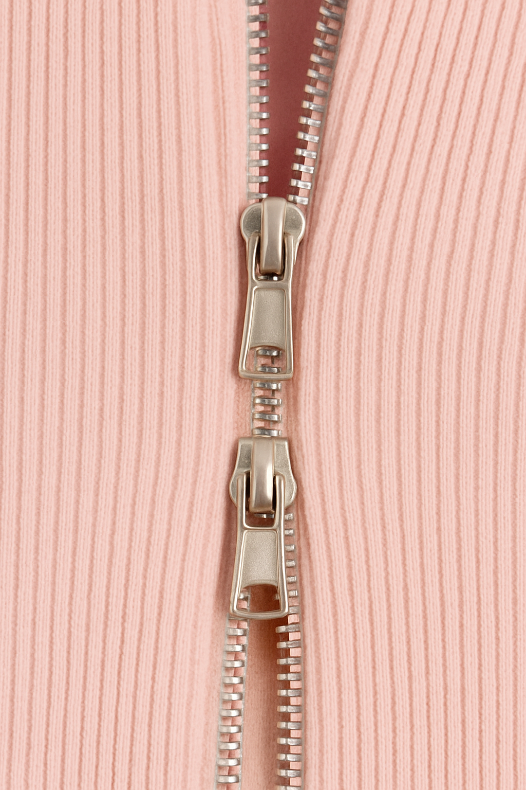 Ribbed Knit Zip-Up Hoodie and Flared Lounge Pants Set